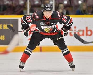 Nick Suzuki of the Owen Sound Attack. Photo by Terry Wilson / OHL Images.