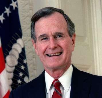 George H. W. Bush (Official White House portrait via Wikipedia)