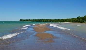 Photo of the shore of Pelee Island courtesy of Tourism Windsor Essex Pelee Island.