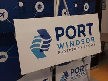Windsor Port Authority logo, May 8, 2019. Blackburn News file photo.