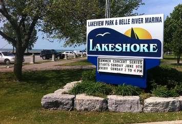 Lakeview Park and Belle River Marina in Lakeshore. Blackburn News file photo