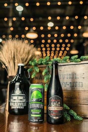 The honoured brands from Walkerville Brewery, entered in the 2022 Canadian Brewing Awards in Alberta. Photo by Matt Shaheen/Walkerville Brewery.