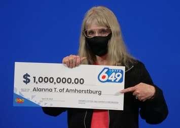 (Photo of Alana Taylor courtesy of the Ontario Lottery and Gaming Corporation)