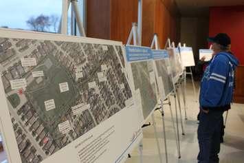 The Town of LaSalle holds an open house to inform residents of a proposed fix to flooding issues in the Heritage Estates and Oliver Farms area of town. Photo taken December 1, 2016. (Photo by Ricardo Veneza)