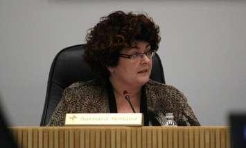 Windsor-Essex Catholic District School Board Chair Barb Holland, January 28, 2014. (Photo by Mike Vlasveld)