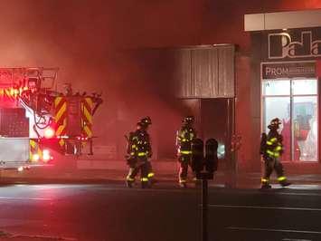Tecumseh Rd. E fire February 9, 2020 (Photo by Ralph Logan via Facebook)