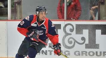 Jeremiah Addison of the Windsor Spitfires. (Photo courtesy of Terry Wilson via OHL Images)
