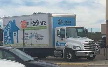 The Habitat for Humanity truck was stolen on September 14, but found a day later. (Photo from Fiona Coughlin)