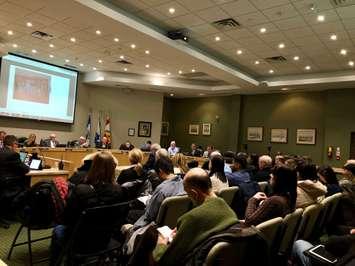 Fluoride debate at Tecumseh Town Hall on Tuesday, January 29, 2019. (Photo by Allanah Wills) 