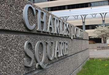 Charles Clark Square in downtown Windsor. (photo by Mike Vlasveld)