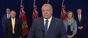 Premier Doug Ford speaks to the media May 14, 2020. 