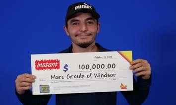 (Photo of Marc Groulx courtesy of the Ontario Lottery and Gaming Corporation)