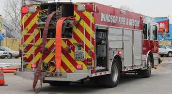 Windsor Fire and Rescue truck (Photo by Maureen Revait) 