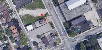 A satellite photo of 955 Ouellette Avenue in Windsor.  (Photo courtesy of google.com/maps)