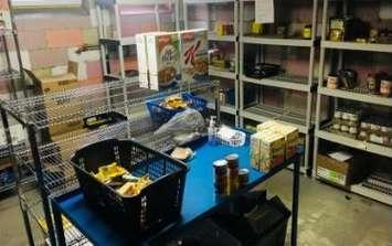 (Photo of the food bank at the Welcome Centre Shelter for Women courtesy of the Welcome Centre Shelter for Women)