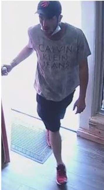 Suspect in a theft investigation (Provided by Windsor Police) 