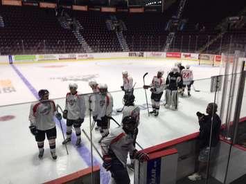 The Windsor Spitfires are getting ready for another season. Aug 28, 2018. (Photo by Paul Pedro)