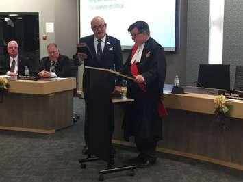 Tecumseh's mayor has been chosen by his colleagues to be the new Essex County Warden. Dec 12, 2018. (Photo courtesy of County of Essex)