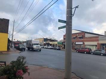The intersection of Wyandotte Street East and Lawrence road. (Photo by Allanah Wills)