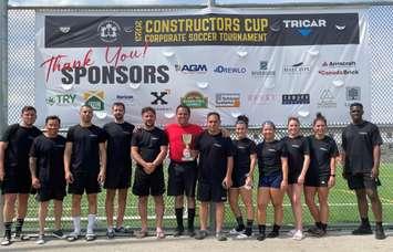 LHBA/Tricar Charity Soccer Tournament Champions - Hazelwood Homes (Image courtesy of the London Home Builders Association)