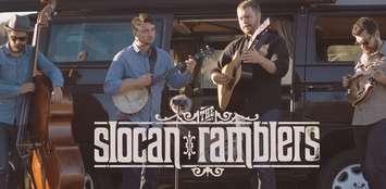 Screen shot from Slocan Ramblers video Mighty Hard Road (courtesy of the Kingsville Folk Music Festival)