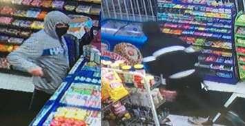 Police are looking for these suspects following an armed robbery at a Windsor convenience store, May 4, 2017. (Photo courtesy of the Windsor Police Service)