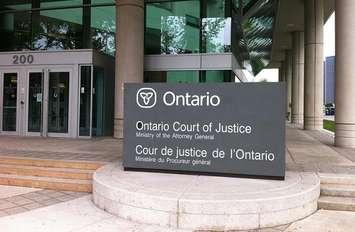 BlackburnNews.com file photo of the Ontario Court of Justice in Windsor.