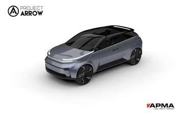 Project Arrow vehicle design (Provided by Project Arrow) 
