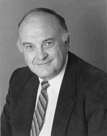 Photo of former Manitoba premier Howard Pawley, courtesy of the government of Manitoba.
