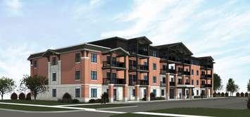 A rendering of a new apartment building on Gibbons Street in Goderich (Provided by Hannah Moore, Communications Specialist, Administration, County of Huron)