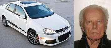 Photo of John Cominsky and his car courtesy of the OPP.