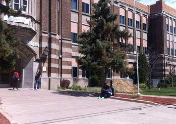 Photo of Walkerville Collegiate Institute April 24, 2014.  (Photo by Maureen Revait).