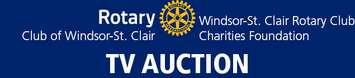 Windsor-St. Clair Rotary Club Auction logo. Courtesy official website.