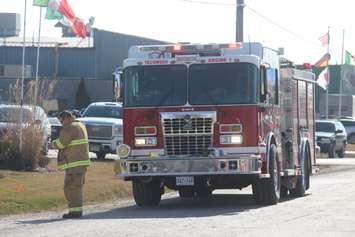 Tecumseh fire engine. Blackburn News file photo.