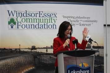 Lisa Kolody, executive director of the Windsor Essex Community Foundation, May 2, 2017. (Photo by Maureen Revait) 