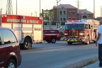Windsor Fire and Rescue vehicles. Blackburn News file photo.