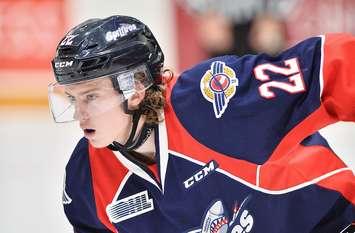 Cole Carter of the Windsor Spitfires. (Photo courtesy of Terry Wilson / OHL Images)