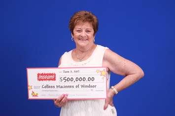 Recent scratch ticket winner Colleen Macinnes, June 14, 2017. (Photo courtesy the Ontario Lottery and Gaming Corporation)