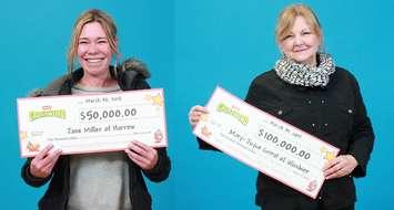 Instant Crossword winners from Essex County. (Photos provided by OLG)