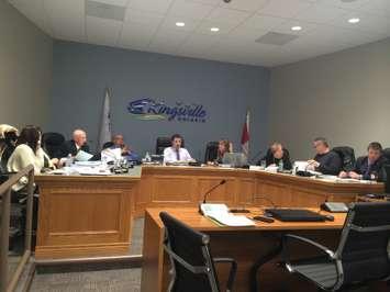 Kingsville Council meets in council chambers in town hall for its regular meeting on February 9, 2015. (Photo by Ricardo Veneza)