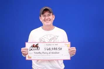 Timothy Perry of Windsor. Photo courtesy of OLG.