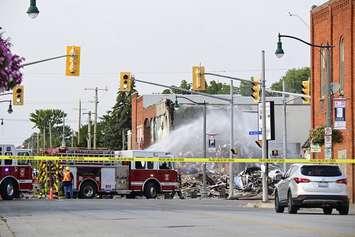 Wheatley gas explosion. (Photo courtesy of the Municipality of Chatham-Kent)
