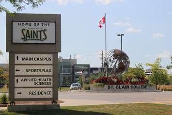 St. Clair College, south Windsor main campus. Blackburn News file photo.
