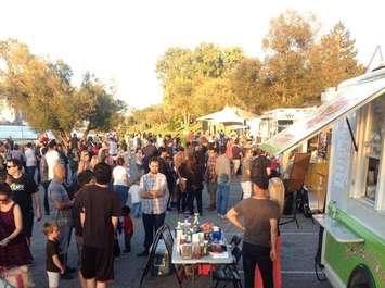 Adriano Ciotoli says 6,000 people attended September's food truck rally in Windsor's Assumption Park.  (Photo courtesy of Adriano Ciotoli.) 