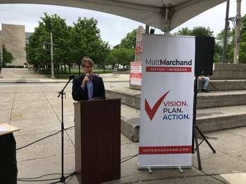 The former president of the Windsor-Essex Regional Chamber of Commerce wants to be Mayor of Windsor. June 19, 2018. (Photo by Paul Pedro)