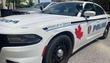 Windsor Police vehicle, May 2024. (Photo by Maureen Revait) 