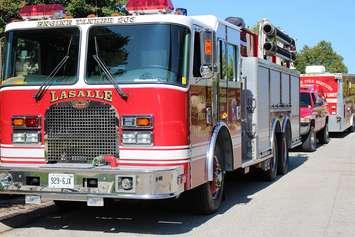 BlackburnNews.com file photo of LaSalle fire truck. (Photo by Maureen Revait)