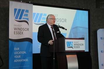 InvestWindsorEssex CEO Stephen Mackenzie speaks at the InvestWindsorEssex Annual General Meeting at Caesars Windsor, May 26, 2022. Photo by Mark Brown/WindsorNewsToday.ca.