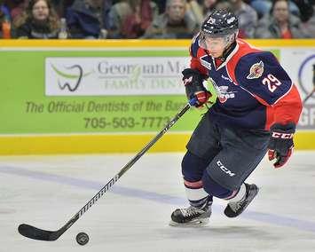 Daniel D'Amico of the Windsor Spitfires. (Photo courtesy of Terry Wilson via OHL Images)