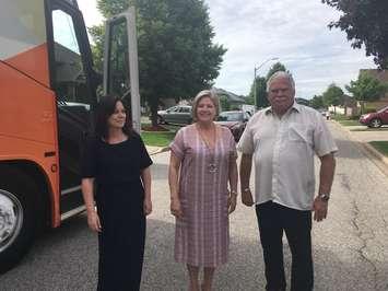 NDP leader Andrea Horwath is visiting Windsor-Essex on Wednesday to talk about better dental care for seniors and improving highways. May 30, 2018. (Photo by Paul Pedro)